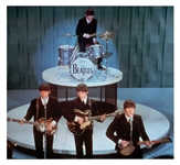 The Beatles Historic Ed Sullivan Show Wall Signed by All Four with Their Hand-Drawn Self-Caricatures February 9, 1964 (Caiazzo)  Photo-Matched 