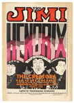 Jimi Hendrix Extremely Rare 1968 Sacramento Concert Poster
