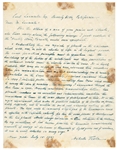 Nikola Tesla “Extraterrestrial Life on Mars” Handwritten & Signed 1937 Letter