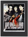 The Rolling Stones Incredibly Rare 2002 HBO Concert Poster (One-of-a-kind)