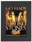 The Rolling Stones Incredibly Rare 2002 HBO Concert Poster (One-of-a-kind)