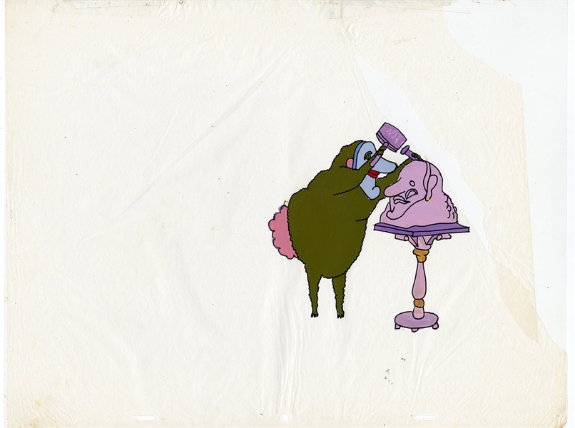 1968 Beatles Yellow Submarine Original Animation Cels including John Lennon! (6)