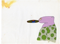 1968 Beatles Yellow Submarine Original Animation Cels including John Lennon! (6)