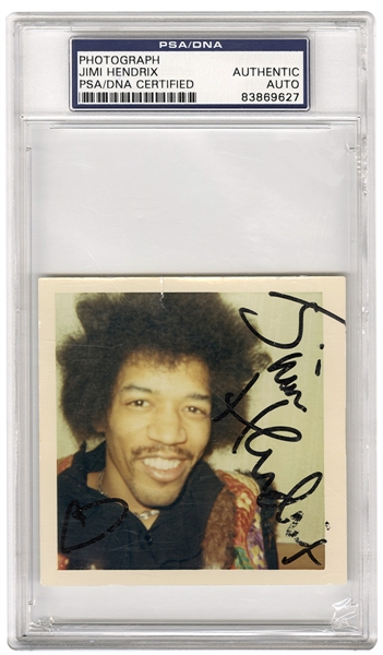 Jimi Hendrix Signed Original Photograph (PSA/DNA Encapsulated)