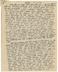 Woody Guthrie Handwritten and Signed 18 Page Three Times Signed Important Letter