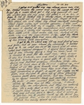 Woody Guthrie Handwritten and Signed 18 Page Three Times Signed Important Letter