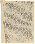 Woody Guthrie Handwritten and Signed 18 Page Three Times Signed Important Letter