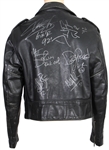 Guns N’ Roses Slash Owned, Stage Worn & Band Signed Leather Jacket from 1992 Tour! (REAL)