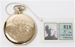 Andy Warhol Owned 14K Howard Pocket Watch with Impeccable Provenance