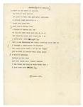 John Lennon Studio Used & Handwritten “Surprise Surprise (Sweet Bird of Paradox)” Lyrics (Tracks UK)