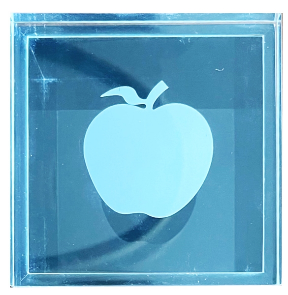 John Lennon Owned & Used Acrylic Apple Logo “Drug” Box