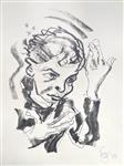 David Bowie Signed 1998 Lithograph (David Bowie Autographs)