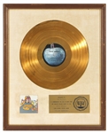 The Beatles “Yellow Submarine” Original RIAA White Matte Gold Record Album Award Presented to The Beatles