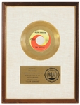 The Beatles “Yellow Submarine” Original RIAA White Matte 45 Gold Record Award Presented to The Beatles