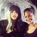 Lady Gaga Worn Charlie Le Mindu Haute Coiffure Custom Black Hair Cape (Photo-Matched)