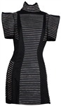 Lady Gaga Sukkiri Japanese TV Show Worn Liberum Arbitrium Black Dress (Photo-Matched)