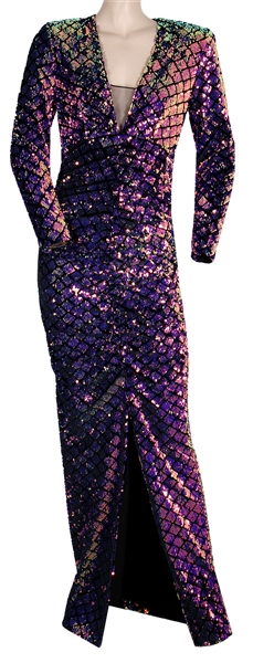 Katy Perry American Idol Grand Finale Season 19 Stage Worn Simona Corsellini Custom Sequin Dress (Photo-Matched)