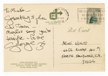 George Harrison Handwritten Postcard (REAL)