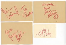 Black Sabbath Group of Band Signed Vintage Autographs (4x Ozzy, 4x Tony, 3x Geezer & 1x Bill)