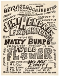 Jimi Hendrix Experience 1967 Washington D.C. Concert Handbill