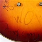 The Plasmatics Wendy O. Williams Chainsawed Guitar Also Signed by the Band