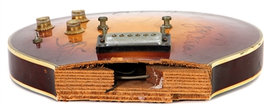 The Plasmatics Wendy O. Williams Chainsawed Guitar Also Signed by the Band