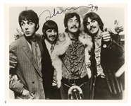 John Lennon Signed Iconic “Sgt. Peppers Lonely Hearts Club Band” Photograph (Caiazzo)