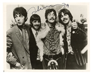 John Lennon Signed Iconic “Sgt. Pepper's Lonely Hearts Club Band” Photograph (Caiazzo)