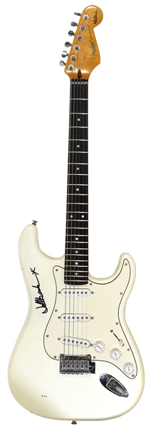 Jeff Beck Signed and Played Signature Model Guitar (REAL)