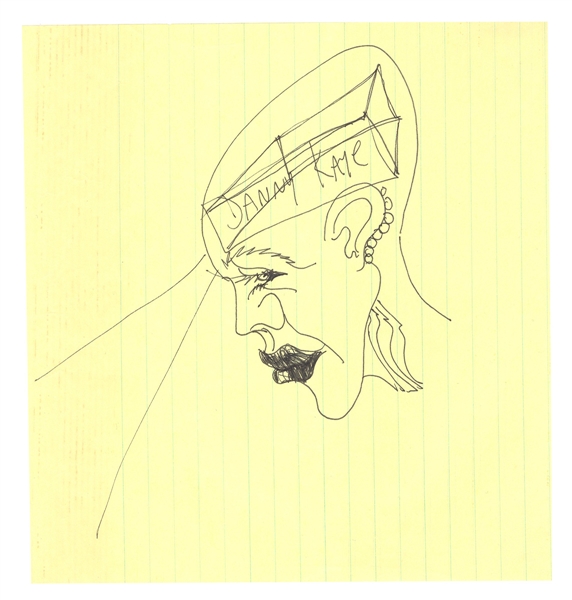 Michael Jackson Hand Drawn “Danny Kaye” Art (REAL)