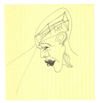 Michael Jackson Hand Drawn “Danny Kaye” Art (REAL)