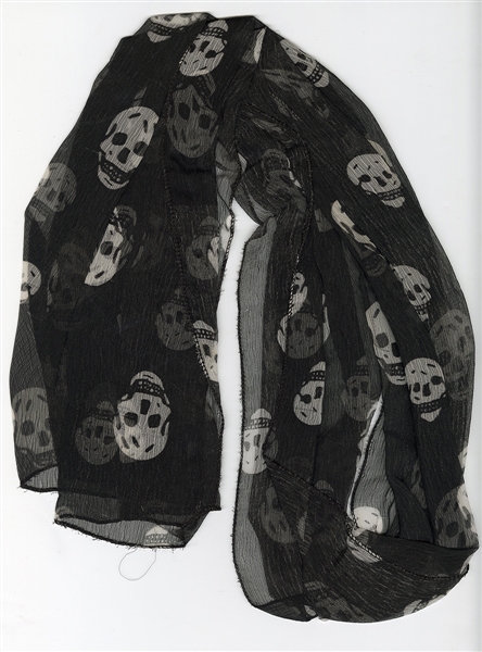 Keith Richards Stage Worn "Skull" Scarf