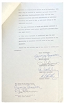 APPLE CORPS Limited Dissolution of Contract Signed by All Four Beatles “The Beatles Break-Up Contract” (REAL)