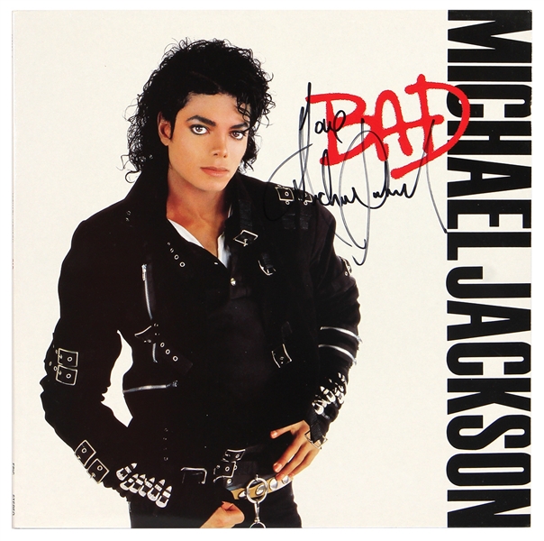 Michael Jackson Signed “BAD” Album (REAL)