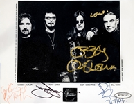 Black Sabbath Band Signed Photograph (JSA)