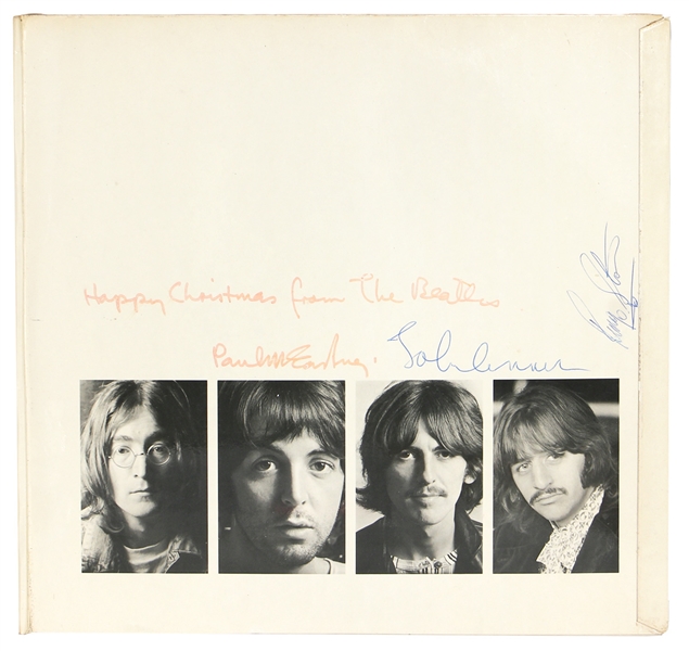 The Beatles John Lennon & Paul McCartney Signed "White Album" with “Happy Christmas From the Beatles” Inscription (Caiazzo & REAL)