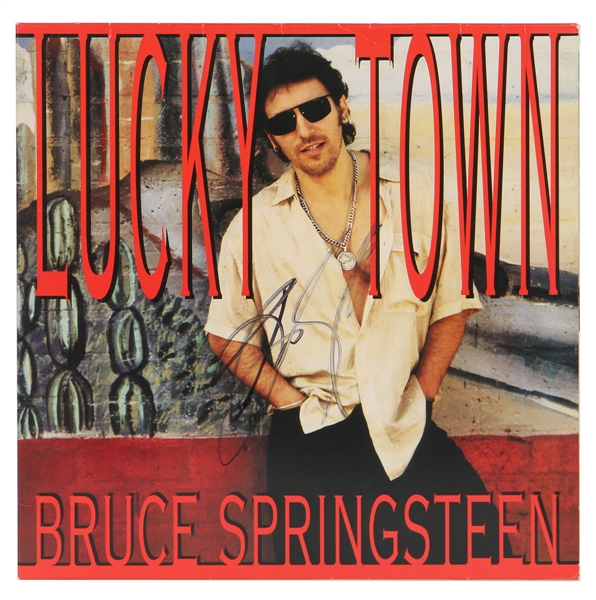 Bruce Springsteen Signed “Lucky Town” Album