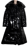 Nicki Minaj B James Custom Black Puffer Coat Worn in Ariana Grande The Light is Coming Music Video