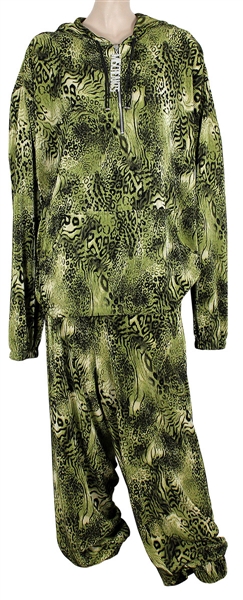 Lizzo Red Carpet Worn Miscreants Animal Print Track Suit (Photo-Matched)