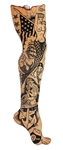 Tattooed Wood Leg by Martina Secondo Russo