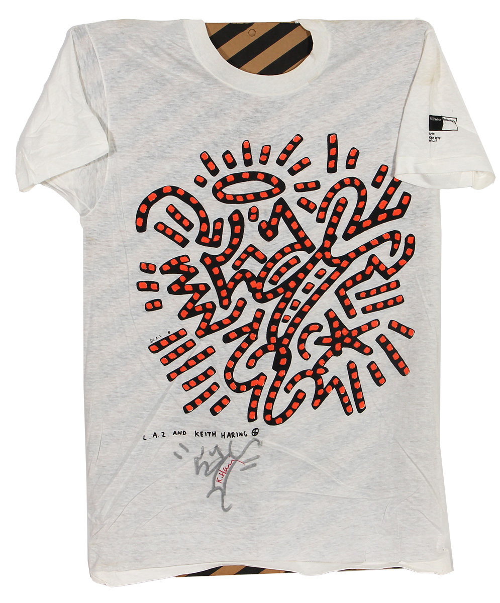 Lot Detail - Keith Haring and LA II Signed Williwear