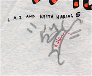 Keith Haring and LA II Signed Williwear Productions 1984 T-Shirt