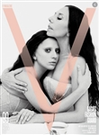 Lady Gaga V Magazine Cover Worn Powder Blue Wool Corset also Worn by Rihanna (Gaga Photo-Matched)