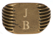 James Brown Owned & Worn "JB" Engraved Ring