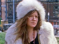Janis Joplin Owned & Worn White Fur Hat (Photo-Matched)