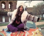 Janis Joplin Owned & Worn White Fur Hat (Photo-Matched)