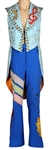 KC and The Sunshine Band Harry Wayne Casey Custom Stage Worn Multi-Color Elaborately Studded Costume (Photo Matched)