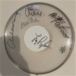 Fleetwood Mac Band Signed & Stage Used Drumhead (REAL)