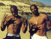 Iconic Tupac Shakur Worn 14KT Gold & Diamonds Death Row Records Pendant Commissioned by Suge Knight (Suge Knight Collection) Worn by Tupac Shakur on All Eyez On Me Album Cover 