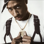 Iconic Tupac Shakur Worn 14KT Gold & Diamonds Death Row Records Pendant Commissioned by Suge Knight (Suge Knight Collection) Worn by Tupac Shakur on All Eyez On Me Album Cover 